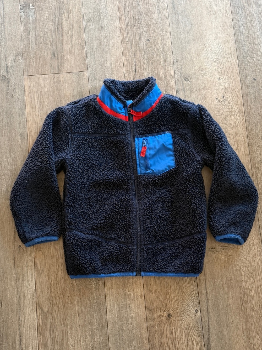 OshKosh B'gosh Blue Kids Fleece Sherpa Jacket